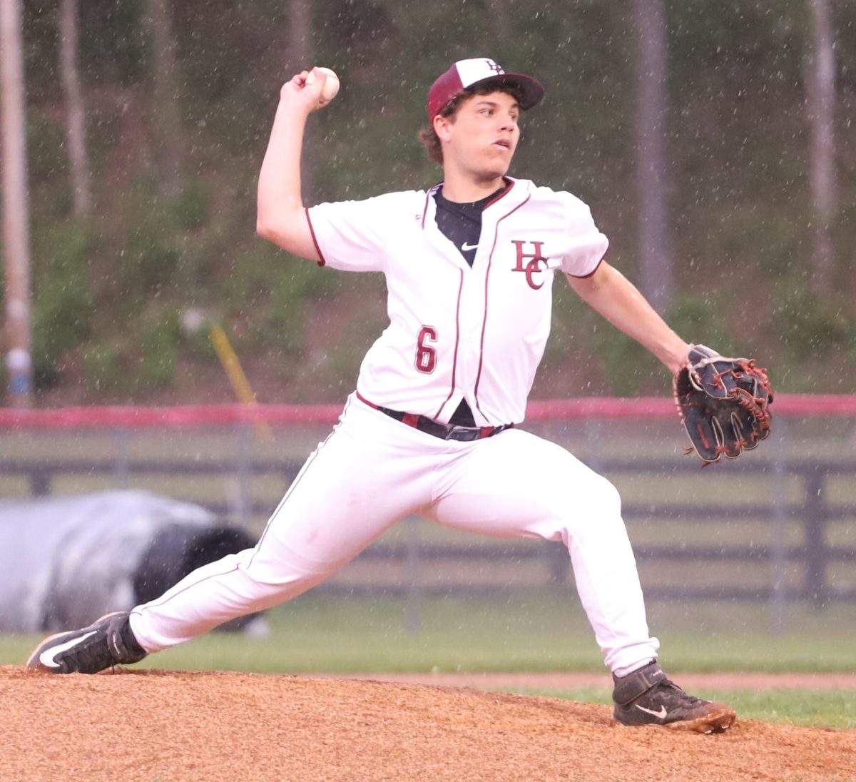 Harlan County freshman Jackson Mackowiak gave up one hit over five innings Thursday in the Black Bears' 7-0 junior varsity win over visiting Letcher Central.