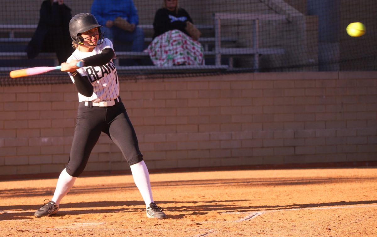 Harlan County freshman third baseman Raegan Landa had the Lady Bears' only hit and scored a run in a 3-1 victory Monday at Clay County.
