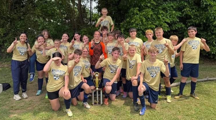 The Evarts Wildcats captured the county middle school soccer championship with a win over Wallins.
