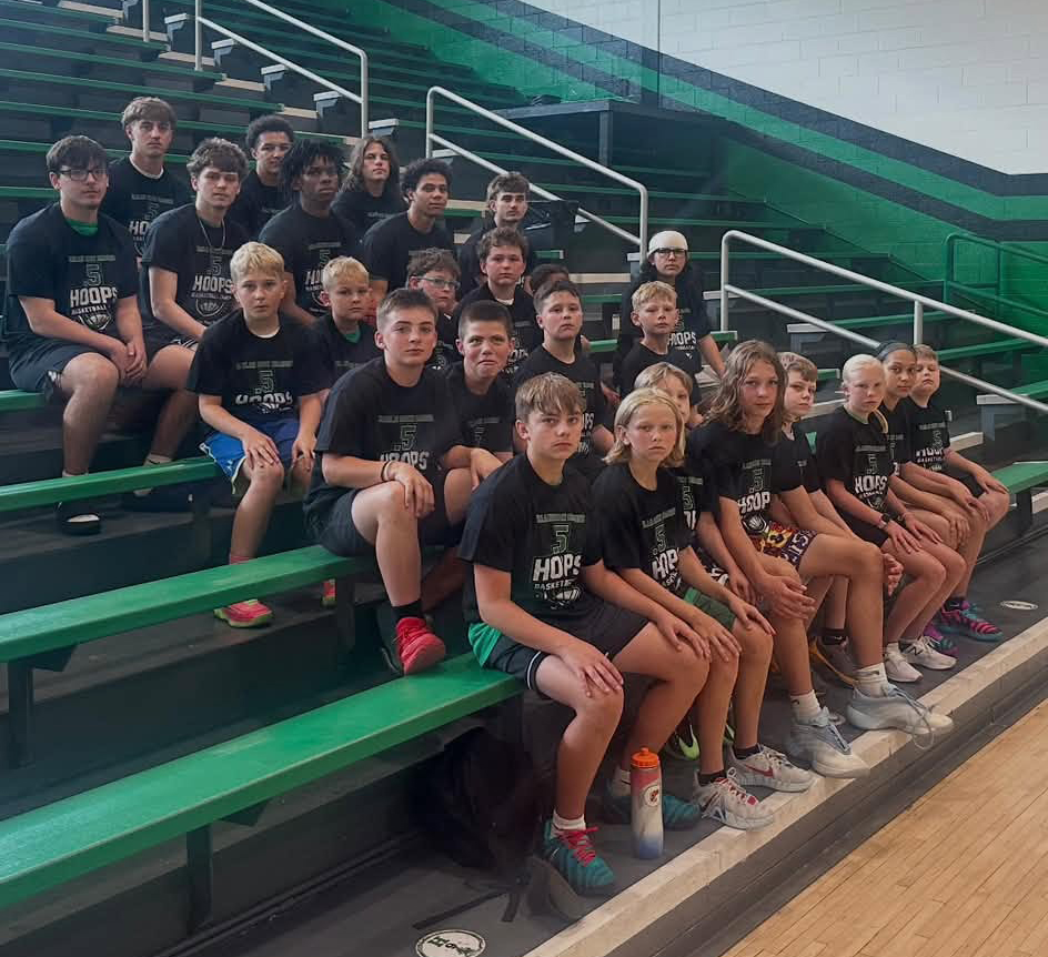 The Harlan High School Basketball Camp was held June 8-9 for students in grades three through eight at the high school gym.