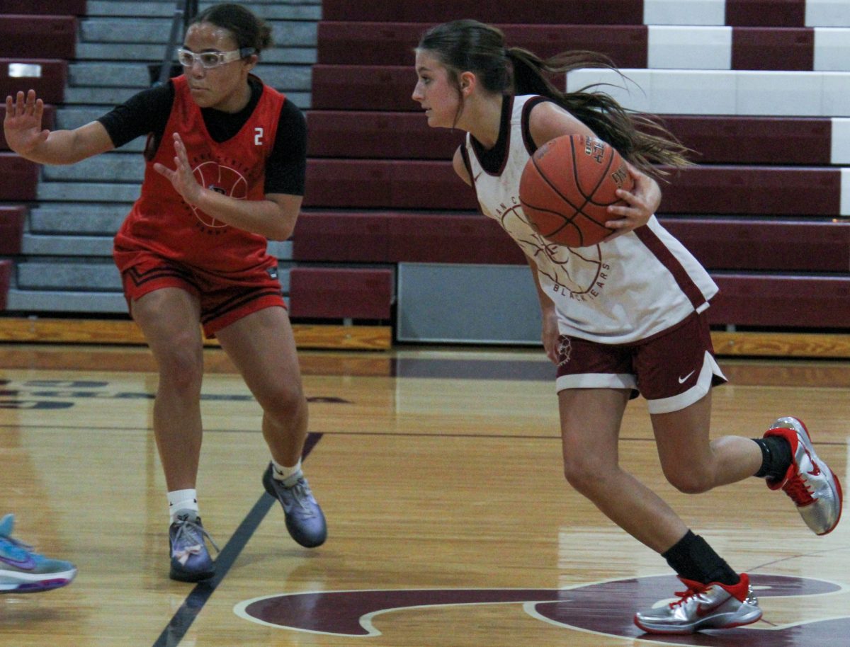 Harlan County guard Reagan Clem scored 21 points in a win over Dawson Springs during the Campbellsville University Team Camp on Tuesday.